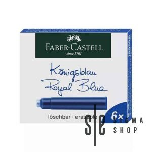 Patrone Faber Castell 1/6 plava 185506