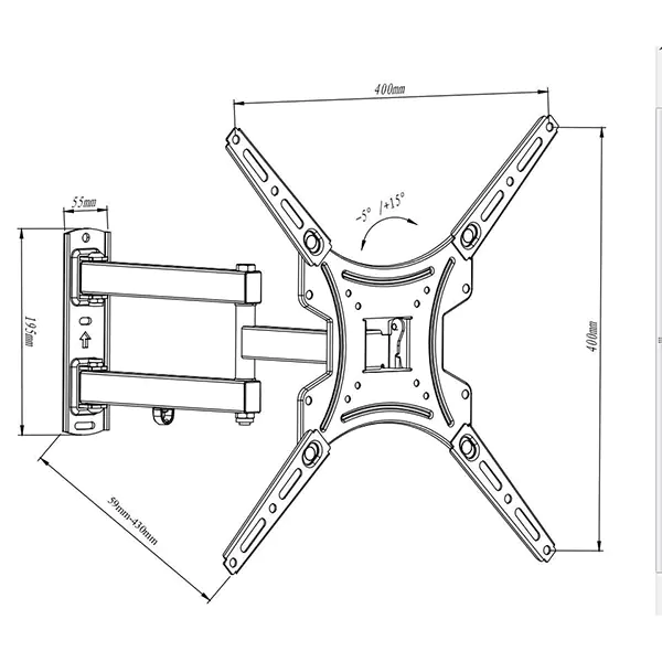 TRICK NOSAČ ZA TV 13"-55" (TR009) TRI ZGLOBA - Image 5
