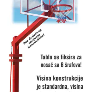 Košarkaška konstrukcija “SIMPLE” sa Profi tablom