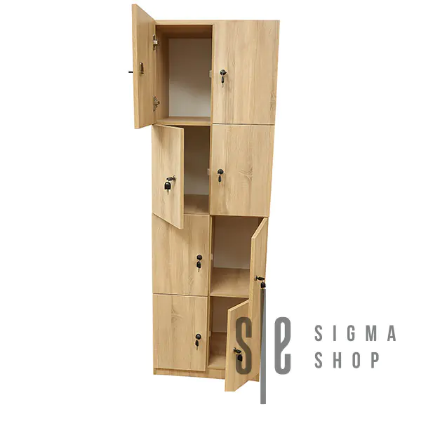Orman Kasete 1/8 186*80*40 Light Oak - Slika 2