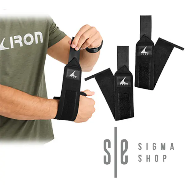 Powerlifting IRON zglobni steznici (par)